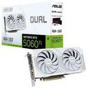 ASUS DUAL-RTX5060TI-16G-WHITE, GeForce RTX 5060 Ti, 16 GB GDDR7, PCI-Express (90YV0MH7-M0NA00)