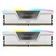 CORSAIR Vengeance RGB Kit, DDR5-6400, Intel optimiert, 64 GB, CL32, Weiss (CMH64GX5M2B6400C32W)
