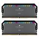 CORSAIR Dominator Platinum RGB Kit, DDR5-6000, AMD optimiert, 64 GB, CL30, Grau (CMT64GX5M2B6000Z30)