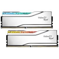 G.SKILL Trident Z5 Royal Kit, DDR5-7600, Intel optimized, 32 GB, CL36, Silver (F5-7600J3646G16GX2-TR5S)