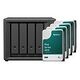 SYNOLOGY DS425+, 16 TB Synology HAT33xx Plus (4x 4 TB)