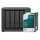 SYNOLOGY DS425+, 16 TB Synology HAT33xx Plus (2x 8 TB)