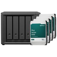SYNOLOGY DS425+, 64 TB Synology HAT33xx Plus (4x 16 TB)
