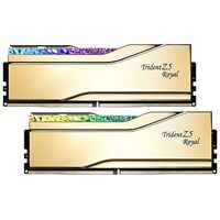 G.SKILL Trident Z5 Royal Kit, DDR5-6000, Intel optimized, 64 GB, CL28, Gold (F5-6000J2836G32GX2-TR5G)