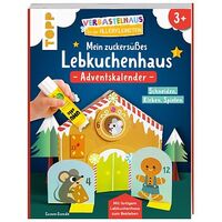 TOPP Verbastelhaus für die Allerkleinsten: Mein zuckersüsses Lebkuchenhaus - Adventskalender