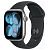 APPLE Watch Series 11 GPS, 42mm Aluminiumgehäuse, Space Grau mit Sportarmband M/L, Schwarz (MEQX4ZR/A)