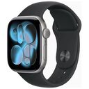 APPLE Watch Series 11 GPS + Cellular, 42mm Aluminium Case, Space Gray with Sport Band M/L, Black (MF8C4ZR/A)