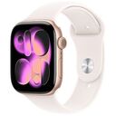 APPLE Watch Series 11 GPS, 46mm Aluminium Case, Rose Gold with Sport Band M/L, Light Blush (MEV74ZR/A)