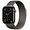 APPLE Watch Series 11 GPS + Cellular, 42mm Titangehäuse, Schiefer mit Milanaise Armband (MF8U4ZR/A)