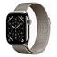 APPLE Watch Series 11 GPS + Cellular, 42mm Titangehäuse, Natur mit Milanaise Armband (MF8P4ZR/A)