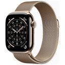 APPLE Watch Series 11 GPS + Cellular, 42mm Titanium Case, Gold with Milanese Loop (MF8Y4ZR/A)