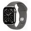 APPLE Watch Series 11 GPS + Cellular, 42mm Titangehäuse, Natur mit Sportarmband M/L, Steingrau (MF8N4ZR/A)