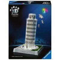 3D Puzzle Iconics: Schiefer Turm von Pisa - mit Licht (Ravensburger)