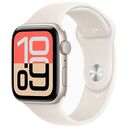 APPLE Watch SE 3 GPS, 44mm Aluminium Case, Starlight with Sport Band S/M, Starlight (MEHG4ZR/A)