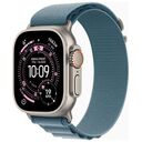 APPLE Watch Ultra 3 GPS + Cellular, 49mm Titangehäuse, Natur mit Alpine Loop L, Hellblau (MEWP4QF/A)