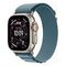 APPLE Watch Ultra 3 GPS + Cellular, 49mm Titangehäuse, Natur mit Alpine Loop L, Hellblau (MEWP4QF/A)