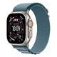 APPLE Watch Ultra 3 GPS + Cellular, 49mm Titangehäuse, Natur mit Alpine Loop L, Hellblau (MEWP4QF/A)