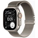 APPLE Watch Ultra 3 GPS + Cellular, 49mm Titangehäuse, Natur mit Milanaise Armband M (MEWY4QF/A)
