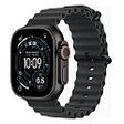APPLE Watch Ultra 3 GPS + Cellular, 49mm Titangehäuse, Schwarz mit Ocean Armband, Schwarz (MF0J4QF/A)