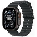 APPLE Watch Ultra 3 GPS + Cellular, 49mm Titangehäuse, Schwarz mit Ocean Armband, Schwarz (MF0J4QF/A)