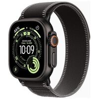 APPLE Watch Ultra 3 GPS + Cellular, 49mm Titangehäuse, Schwarz mit Trail Loop M/L, Schwarz/Kohlegrau (MF1H4QF/A)