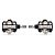 GARMIN Rally XC210 SPD Click Pedal with Dual Sensor