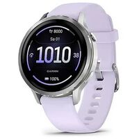 GARMIN Venu 4, 41 mm, Grau / Silber, Silikonarmband (010-03013-01)