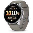 GARMIN Venu 4, 45 mm, Black / Silver, Silicone Band (010-03014-01)