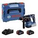 BOSCH GBH 18V-22 X Professional ONECHUCK L-BOXX Set incl. 2x Akku 4.0 Ah (0.611.924.101)