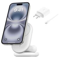 BELKIN Boost Charge - Foldable Magnetic 2-in-1 Charging Station, White (WIZ028vfWH)