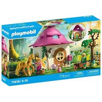 PLAYMOBIL Gemütliches Feenzuhause mit Goldeinhorn und Stall (71838)