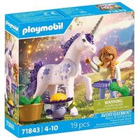 PLAYMOBIL Sammeleinhorn Glückslavendel mit Fee (71843)
