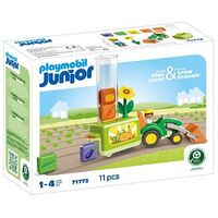 PLAYMOBIL Traktor mit lustiger Pflanzmaschine (71773)