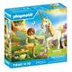 PLAYMOBIL Collectible Unicorn: Rainbow Flower with Fairy (71840)