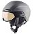 ALPINA Alto QV Ski Helmet, M (55 - 59 cm), Gun Metal Matt - Mirror Silver