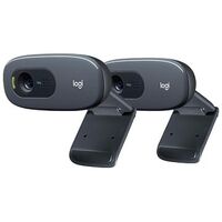 LOGITECH C270 HD Webcam, Duo-Pack