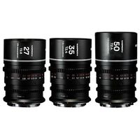 LAOWA Nanomorph S35 Prime Silver 3 Lens Set for Fujifilm X (VE273550FXS)