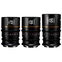 LAOWA Nanomorph S35 Prime Amber 3 Lens Set for Arri PL (VE273550PLEFA)