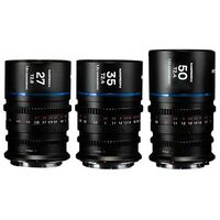 LAOWA Nanomorph S35 Prime Blue 3 Lens Set for Sony E (VE273550SEB)