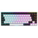 SHARKOON Skiller SGK50 S3 Gaming Keyboard, Black / White, Gateron KS-9 Yellow, German layout