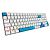 SHARKOON Skiller SGK50 S2 PBT Gaming Keyboard, White, Gateron G Pro 3.0 Yellow, German layout