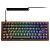 SHARKOON Skiller SGK50 S3 Wood PBT Gaming Keyboard, Wood / Black, Gateron G Pro 3.0 Yellow, German layout