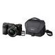 SONY Alpha 6100A Accessory Kit Kit, E 16-50 mm OSS PZ II + LCS-U11 + SDXC Card, Schwarz (ILCE6100AKB.CEC Acc)