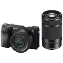 SONY Alpha 6100A Kit, E 16-50 mm OSS PZ + E 55-210 mm OSS, Black (ILCE6100AXB)
