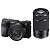 SONY Alpha 6100A Kit, E 16-50 mm OSS PZ + E 55-210 mm OSS, Schwarz (ILCE6100AXB)