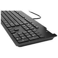 HP Bus Slim v2 Smart Card USB Keyboard, Swiss layout, Black (A71J9AA#UUZ)