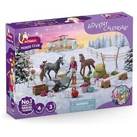 SCHLEICH Horse Club - Adventskalender 2025: Weihnachtswunder Fohlenaufzucht (99178)