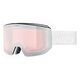 UVEX Lace Attract FM Skibrille, White Matt + Mirror Silver