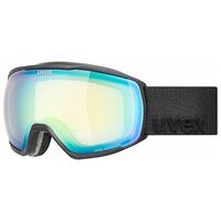 UVEX Victorious V Skibrille, Black Matt + Mirror Green
