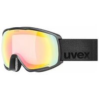 UVEX Victorious Small V Ski Goggles, Black Matt + Mirror Rainbow